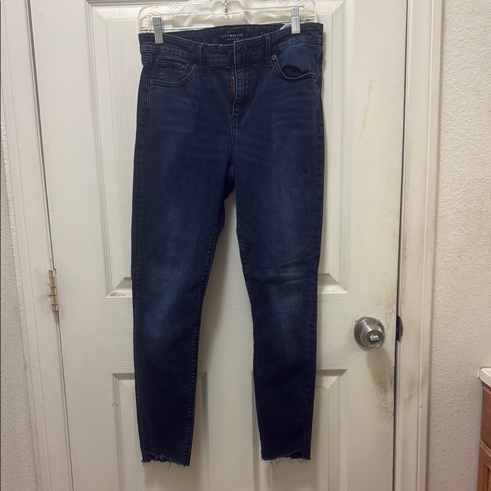 Lucky Brand Blue Skinny Jeans High-Rise Stretch